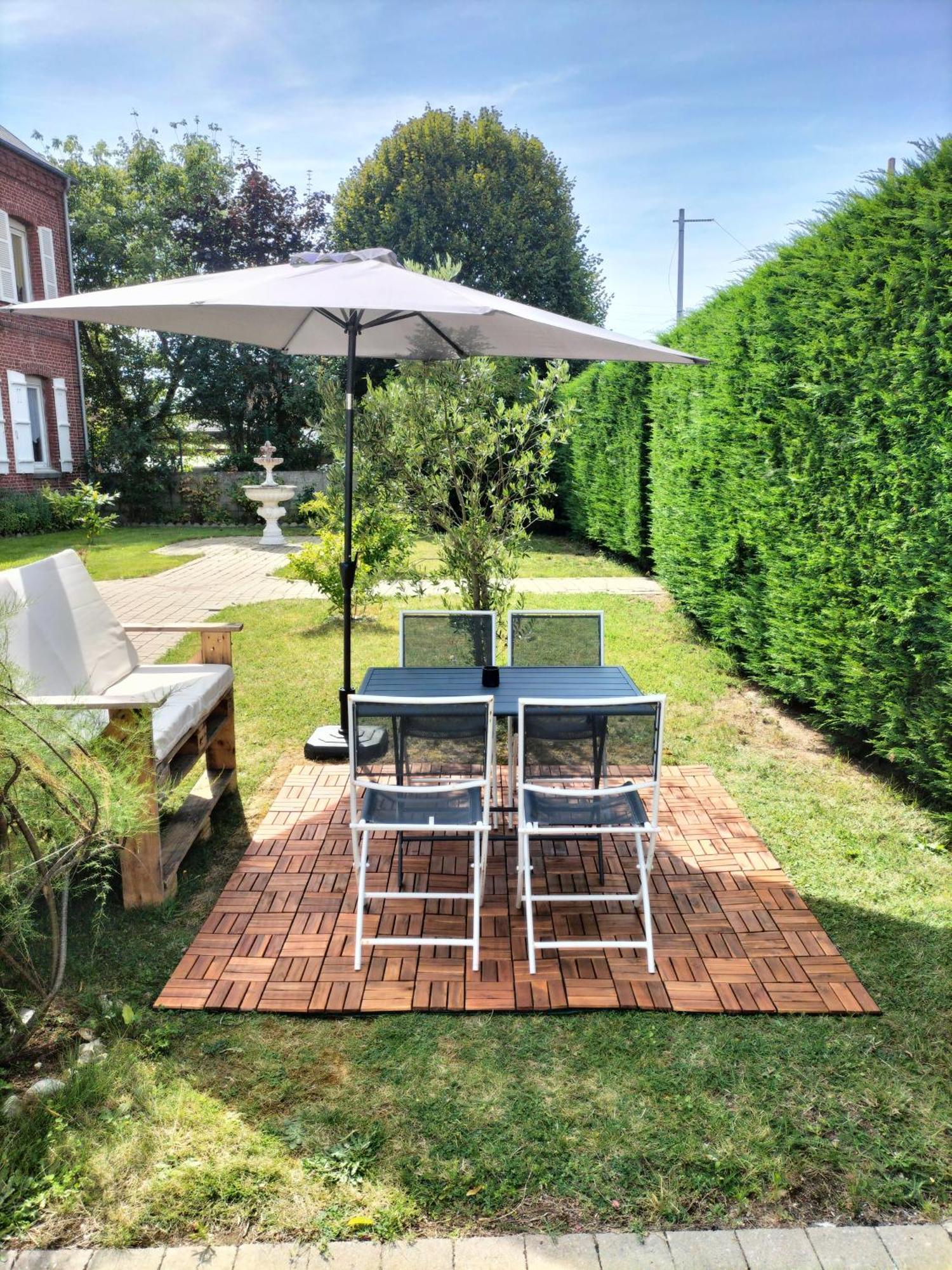 Studio Privatif Avec Jardin 4 Personnes Berck Εξωτερικό φωτογραφία